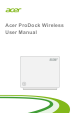 Acer ProDock Wireless User Manual