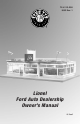 Lionel Ford Auto Dealership Owner's Manual