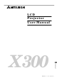 Mitsubishi LVP-X300U User Manual