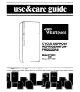 Whirlpool ET12DC Use And Care Manual