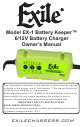 Exile EX-1 Battery Keeper Owner's Manual