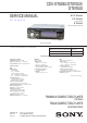 Sony CDX-GT828U Service Manual