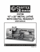 Craftex CX706 User Manual