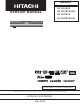 Hitachi DV-DS163E Service Manual