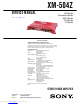 Sony XM-504Z Service Manual