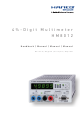 Hameg HM8012 Manual