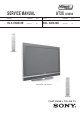 Sony KLV-V40A10E Service Manual