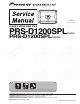 Pioneer PRS-D1200SPL Service Manual