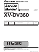 Pioneer XV-DV360 Service Manual