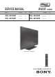 Sony KDL-40V3000 Service Manual