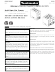 Toastmaster TP224 Owner's Operating And Installation Manual
