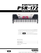 Yamaha PORTATONE PSR-172 Service Manual