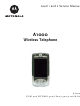 Motorola A1000 Service Manual