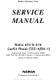 Nokia 616 Service Manual