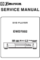 Emerson EWD7002 Service Manual