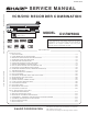Sharp DV-RW550U Service Manual