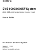 Sony DVS-9000 User Manual