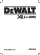 DeWalt DCS388 Original Instructions Manual