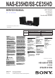 Sony NAS-E35HD Service Manual