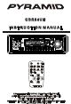 Pyramid CDR94UM Instruction Manual