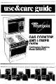 Whirlpool SM958PES Use & Care Manual