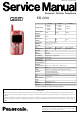 Panasonic EB-G50 Service Manual