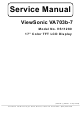 ViewSonic VS11280 Service Manual