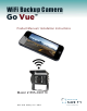 Rear view safety Go Vue RVS-020770 Installation Instructions Manual