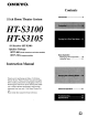 Onkyo HT-S3100 Instruction Manual