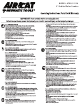 Air cat 6700-5-336 Operating Instructions, Parts List & Warranty