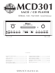 McIntosh MCD301 Service Manual