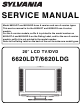 Sylvania 6620LDT Service Manual