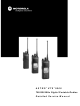 MOTOROLA ASTRO XTS 5000 USER MANUAL Pdf Download | ManualsLib