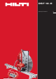 Hilti DST 10-E Operating	 Instruction