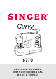 Singer CURVY 8770 Instruction Manual