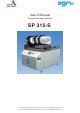 AGRU SP 315-S User Manual