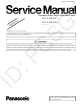Panasonic KX-FHD331 Service Manual