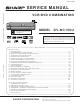 Sharp DV-NC150U Service Manual