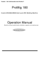 Lincoln Electric ProMig 180 Operation Manual