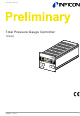 Inficon TPG300 Operating Manual