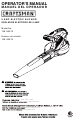 Craftsman 138. 99078 Operator's Manual