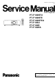 Panasonic PT-F100NTU Service Manual