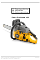 Texas A/S Smart Chainsaw 400 User Manual