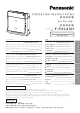 Panasonic F-PXL45H Operating Instructions Manual