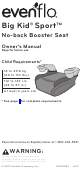 EVENFLO BIG KID SPORT OWNER'S MANUAL Pdf Download | ManualsLib