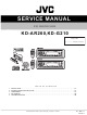 JVC KD-AR260 Service Manual