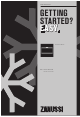 Zanussi ZFC627WAP User Manual