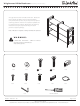 The Land of Nod Wrightwood Wide Bookcase Assembly Instructions Manual
