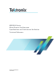 Tektronix MDO3000 Series Technical Reference