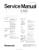 Panasonic TH-42PHW5 Service Manual